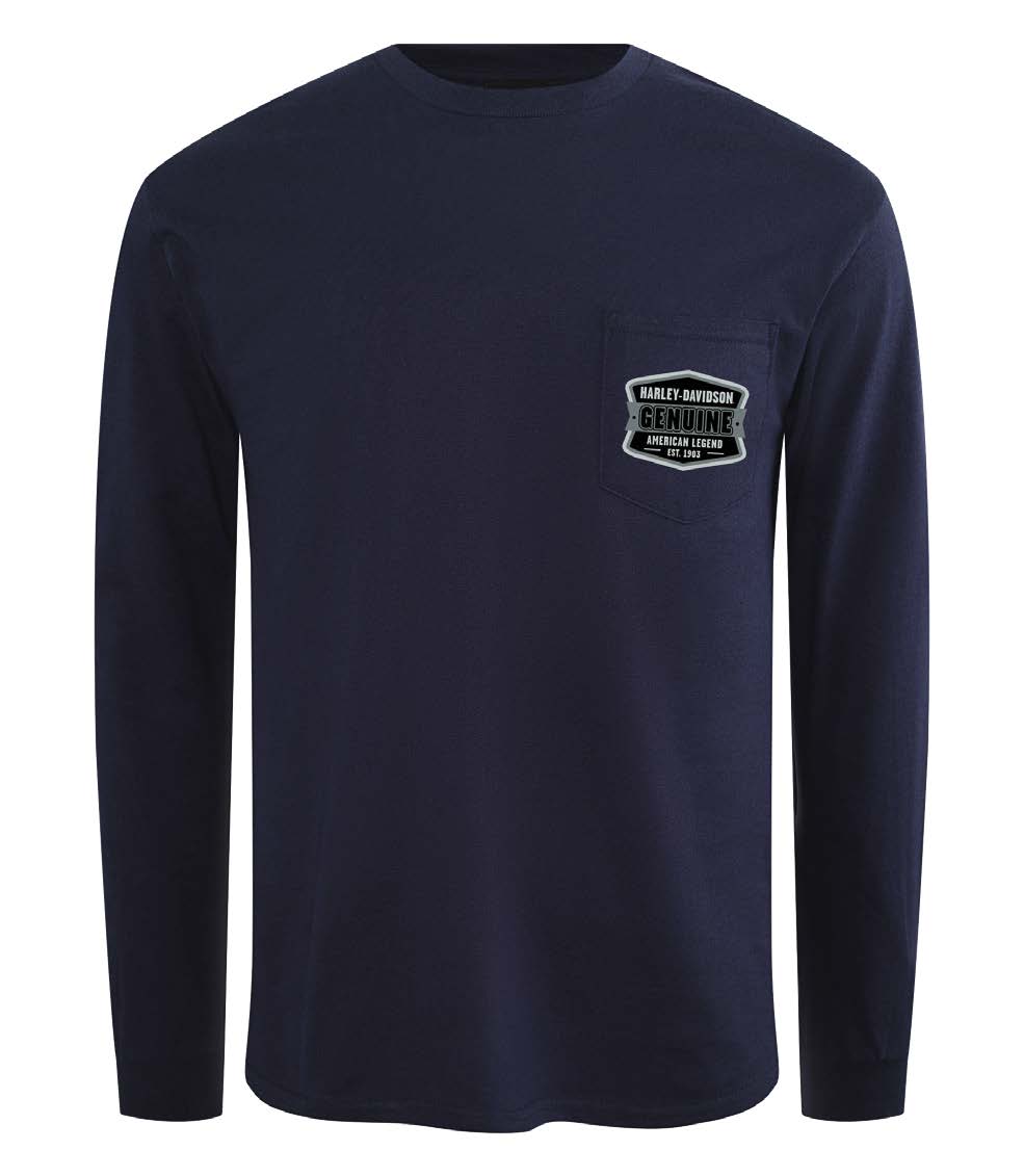 Harley Davidson Genuine Dealer Long-Sleeve T-Shirt