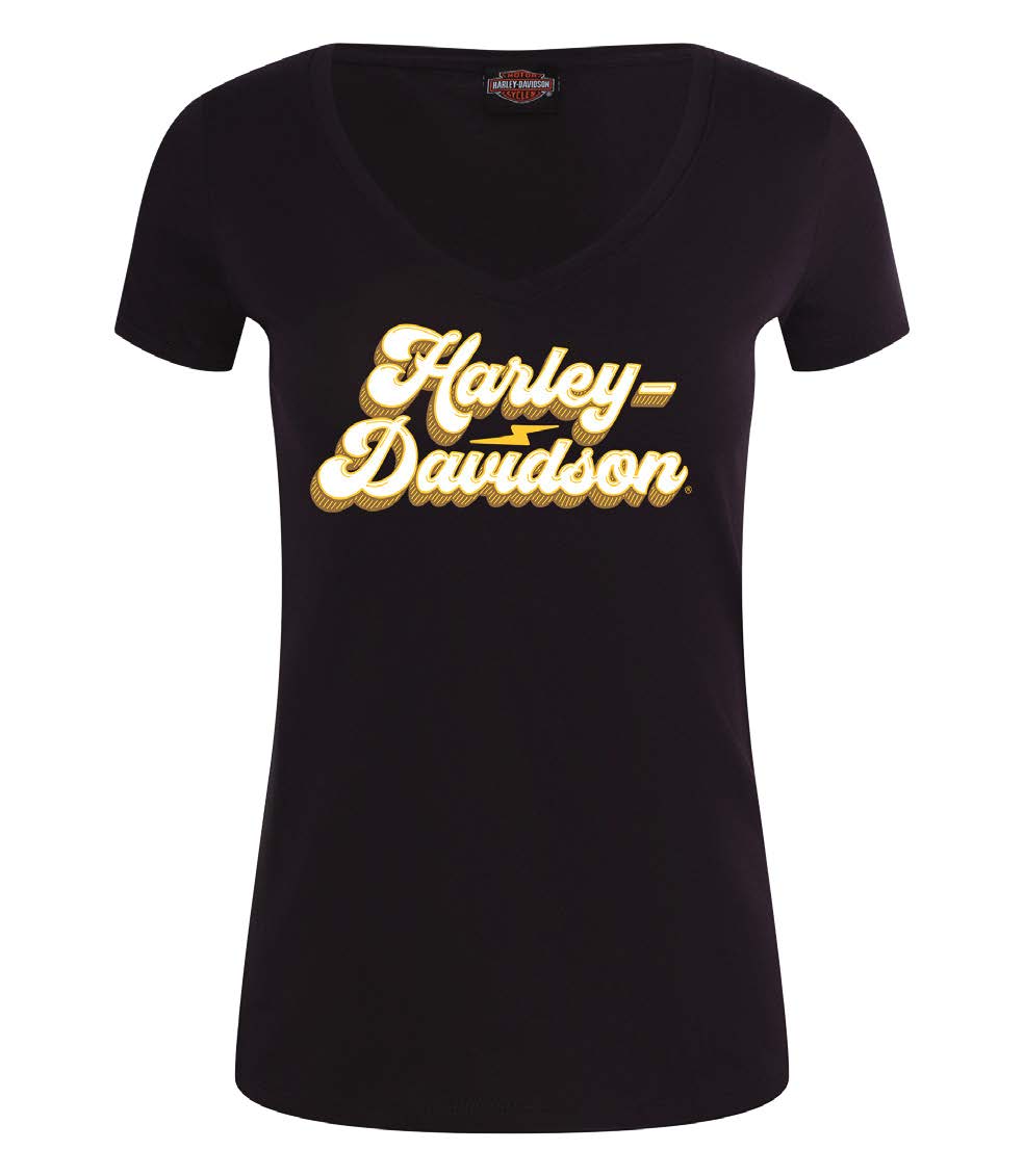 Harley Davidson Bolt Dealer T-Shirt - Ladies