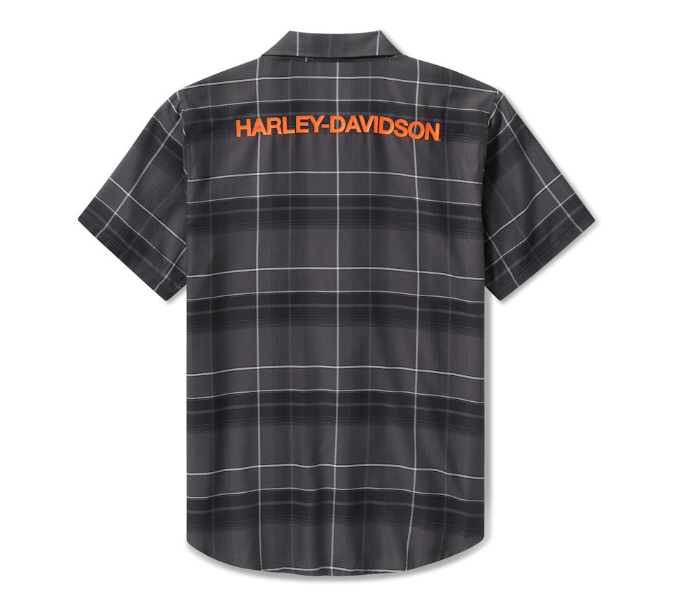 Harley Davidson Tech Coolmax Plaid Shirt