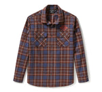 Harley Davidson Men's Racer Font Yarn Died Plaid Shirt
