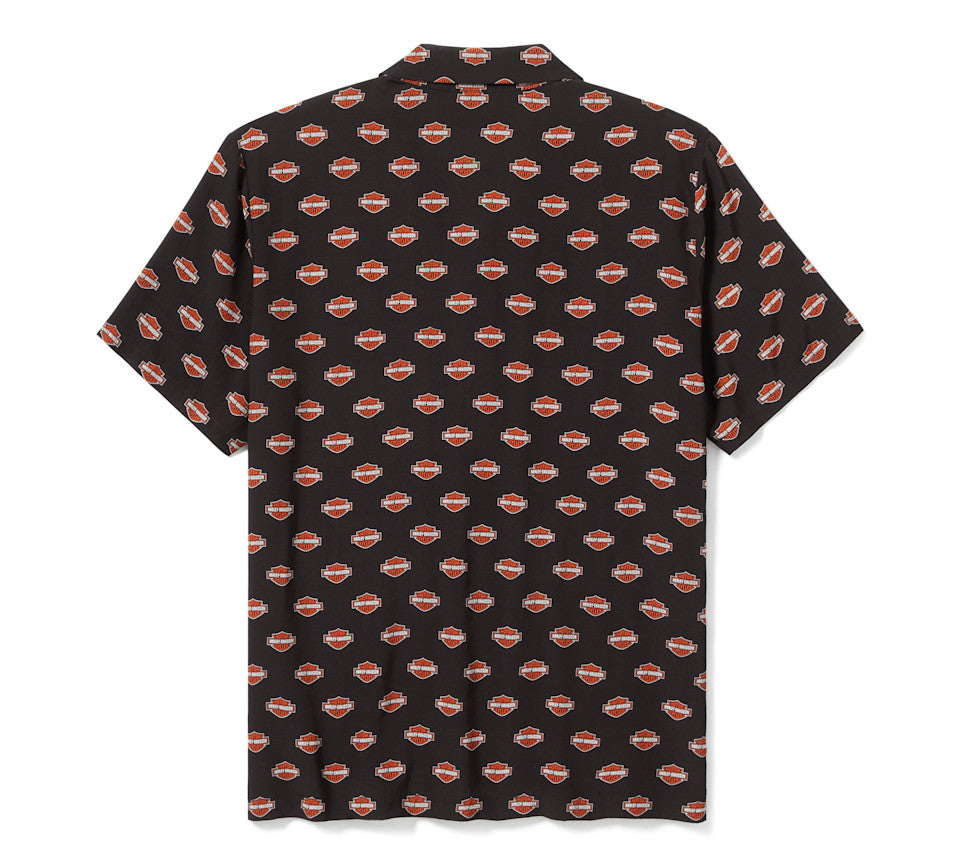 Harley Davidson Bar & Shield Aloha Shirt