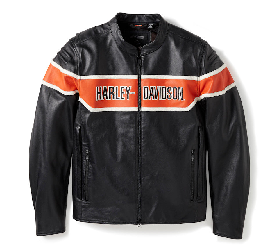Harley Davidson Trenton Leather Riding Jacket