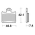 Brembo Upgrade Sinter Rear Brake Pads 07GR16SX
