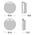 Brembo Prime Carbon Ceramic Front Brake Pads 07HO0130
