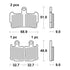 Brembo Prime Sinter Front Brake Pads 07HO37SA