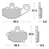 Brembo Prime Sinter Rear Brake Pads 07KA16SP