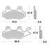 Brembo Prime Sinter Rear Brake Pads 07YA22SP