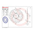 Brembo Prime Serie Oro Rear Brake Disc 68B407H2