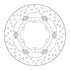 Brembo Prime Serie Oro Rear Brake Disc 78B40833