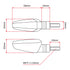 DRC 602 LED Flasher Lights (12V / Orange / Pair)