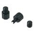 DRC AIRVALVE CAP W/VALVE WRENCH 2PCS BLACK
