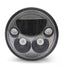 Denali M5 E-Mark LED Headlight Module, 5.75 Round, Black Chrome