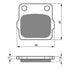 GOLDfren Brake Pads - K5 Off-Road Racing