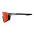 Leatt SpeedViz Pro Sunglasses - Black / White Iriz Cryztal Red 13 VLT
