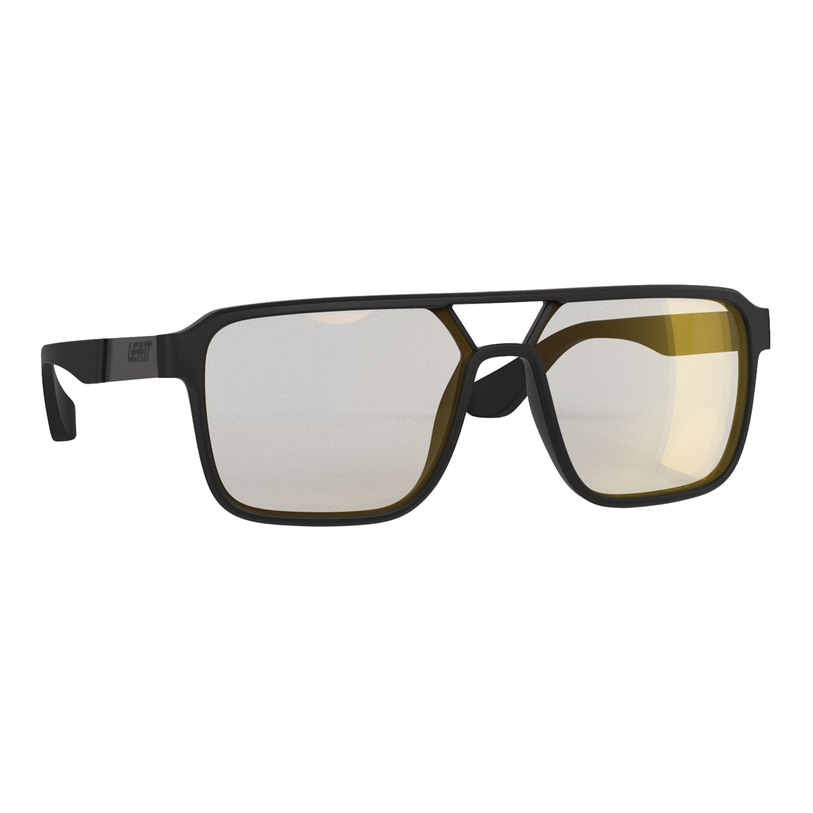 Leatt TheViz Pyrenees Sunglasses - Satin Black / Polarized Platinum