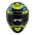LS2 FF800 Storm II Tracker Helmet - Black / Hi-Vis Yellow 06
