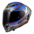 LS2 FF807 Dragon Carbon Trax Helmet - Blue / Red / Carbon 06