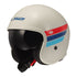 LS2 OF599 Spitfire II Retro Helmet - White / Blue Red 06