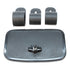 Whites Mirror Universal SXS/UTV W 1.5 / 1.75 / 2 Clamps