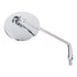 Whites Mirror - 10mm Universal RH Chrome Mirror - Left-Hand Thread