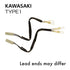 Oxford Indicator Leads Kawasaki Type 1