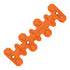 Polisport Armadillo Head Pipe Guard - Orange (22cm)