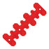Polisport Armadillo Head Pipe Guard - Red (22cm)