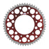 Renthal Sprocket Twinring Red 51T Bi-Metal Grooved Packaged