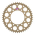 Renthal Sprocket Rear Silver 48T Alloy 7075 T6 Grooved Kawasaki