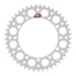 Renthal Rear Sprocket T6 Grooved 7075 Alloy - Silver [GasGas]