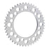 Renthal Rear Sprocket - Silver 46T Alloy 7075-T6 Grooved
