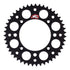 Renthal Sprocket Rear - Black 47T Alloy 7075 T6 Grooved KTM Husqvarna