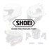 Shoei XR1100 Front Top Vents - Light Silver