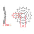 Sprocket Kit Yamaha AG100 - 428H 13/51