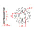 Sprocket Kit Kawasaki KX250F/RMZ250 '04-'05 - 520XRE 13/48