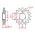 Sprocket Kit Kawasaki KLR650 '06-'21 X-Ring - Gold 15/43
