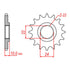 Sprocket Kit BMW F650 ST/GS - 520XRE 16/47
