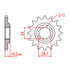 Sprocket Kit Kawasaki ZRX1200 - 530ZXW 17/42