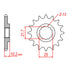 Sprocket Kit Yamaha XJ600 Diversion '09-'15 - 520XRE 15/46