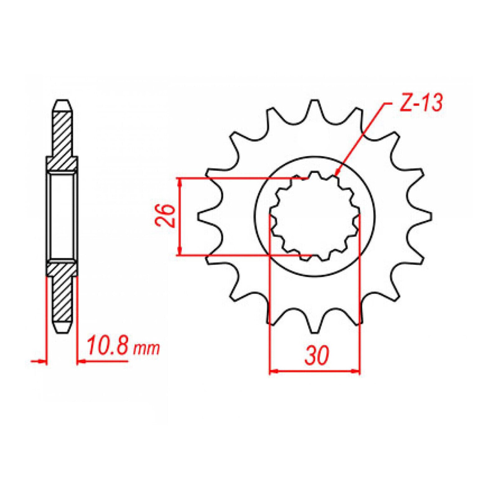 Sprocket Kit Yamaha YZF-R1 '04-'08 Gold (economy) - GB530XRE 17/45