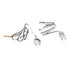 WHITES NUMBER PLATE LED BOLT LIGHT 13.5X12.8 SIL (Pair)