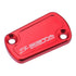 Zeta Clutch Reservoir Cover Honda CRF450R '21-, Kawasaki KX250 '21- Red