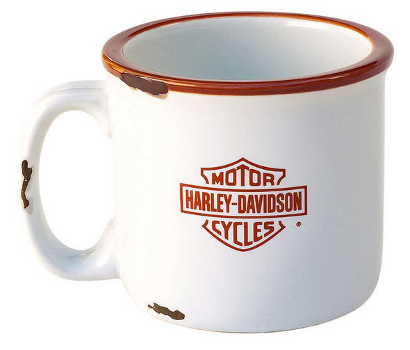 Harley Davidson Bar & Shield Wrapped Ceramic Campfire Mug